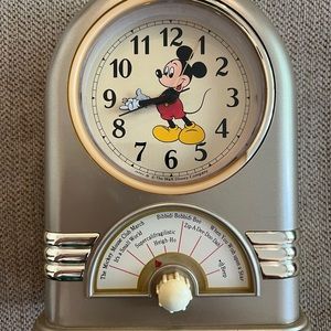 Vintage Mickey Mouse Seiko Sing-A-Long Musical Clock Tested Works
